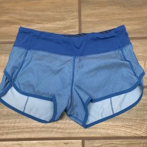 Lululemon speed shorts